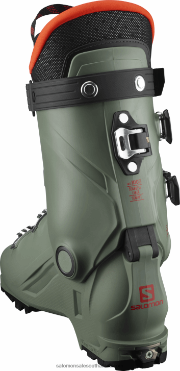 Salomon Junior - Kids\ All-Mountain Boots - Shift Pro 80T At JV8B481373 Oil Green/Black/Orange