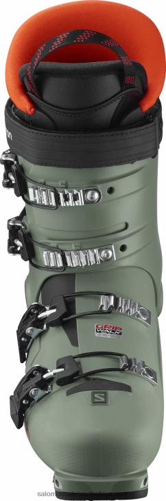 Salomon Junior - Kids\ All-Mountain Boots - Shift Pro 80T At JV8B481373 Oil Green/Black/Orange