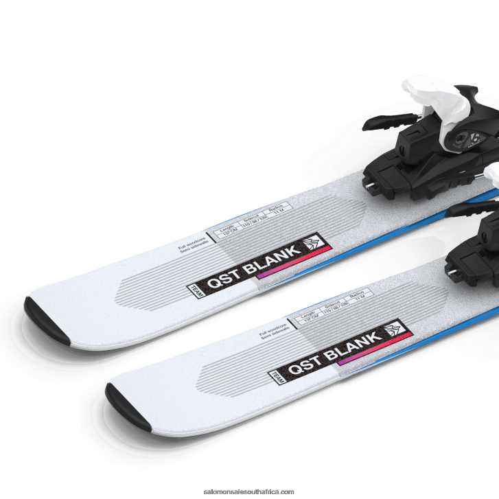 Salomon Junior - Kids\ Freeride Ski Package - Qst Blank Team (And L6) JV8B481367 Illusion Blue/Red/Process Blue