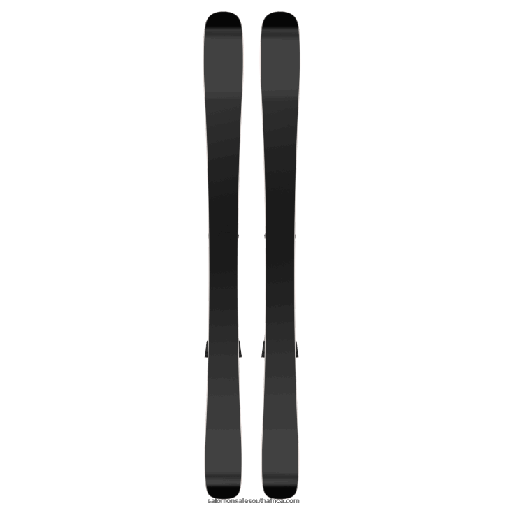 Salomon Junior - Kids\ Freestyle Ski Package - Qst Spark S (And C5) JV8B481368 Flame/Copen Blue/Black