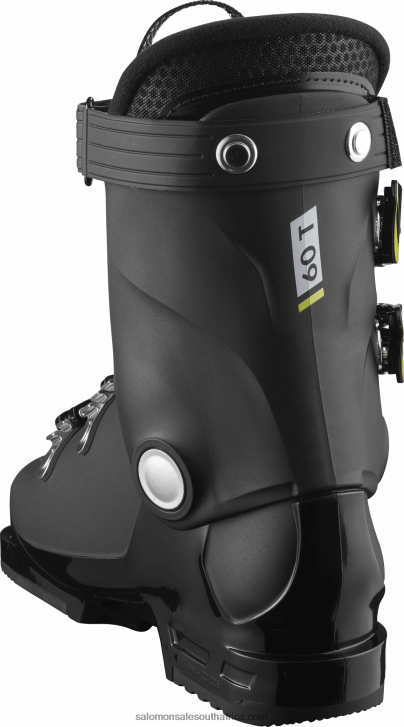 Salomon Junior - Kids\ On-Piste Boots - S/Max 60 Rt JV8B481375 Black/Acid Green