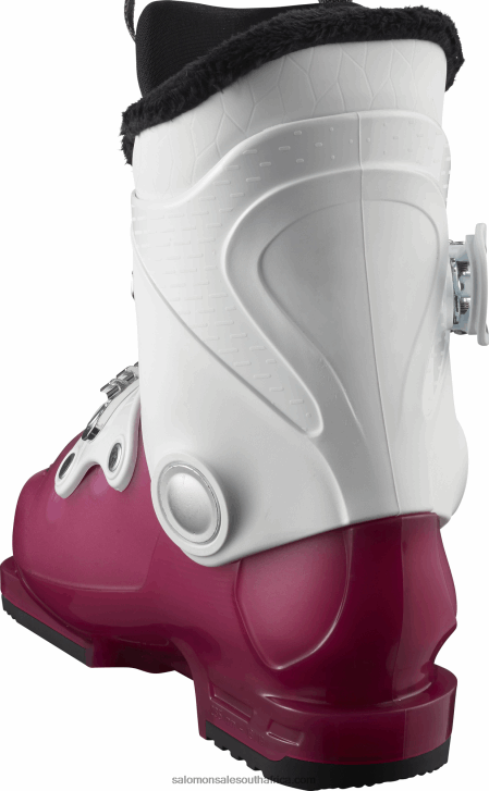 Salomon Junior - Kids\ On-Piste Boots - T2 Rt Girly JV8B481380 Rose Violet Translucent/White