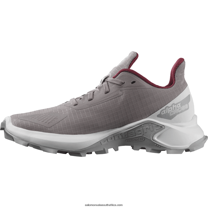 Salomon Junior - Kids\ Shoes - Alphacross Blast JV8B481350 Quail/White/Pearl Blue