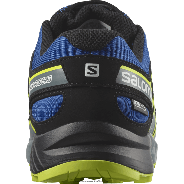 Salomon Junior - Kids\ Shoes - Speedcross Clima Waterproof JV8B481344 Nautical Blue/Black/Acid Lime