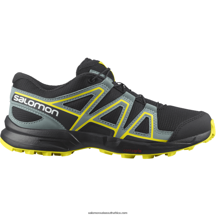 Salomon Junior - Kids Shoes - Speedcross JV8B481351 Black/Evening Primrose