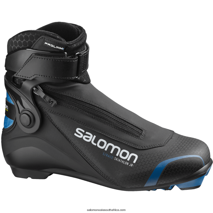 Salomon Junior - Kids Skating Classic Nordic Boots - S/Race Skiathlon Junior Prolink JV8B481412 Black/Process Blue