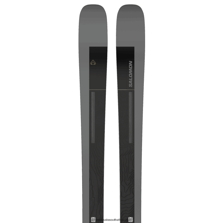 Salomon Mens All-Mountain Skis - Stance 96 JV8B481213 Black/Dark Grey/Pale Kakhi Metallic