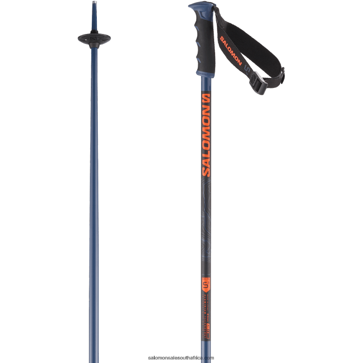 Salomon Mens Alpine Poles - Arctic S3 JV8B481244 Gun Metal
