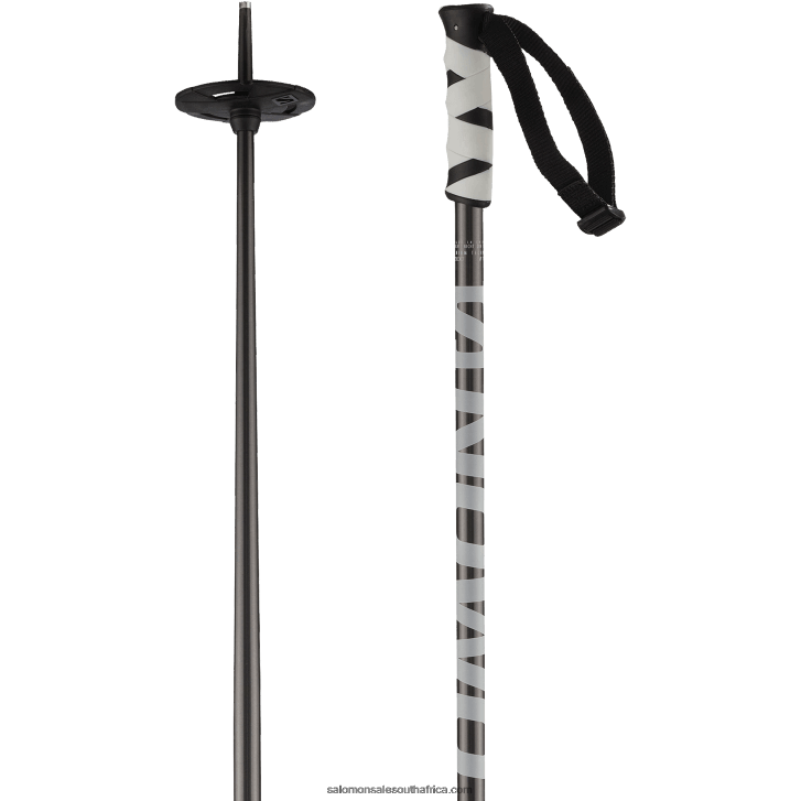 Salomon Mens Alpine Poles - Hacker JV8B481252 Black