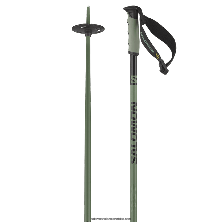 Salomon Mens Alpine Poles - Hacker S3 JV8B481248 Duck Green