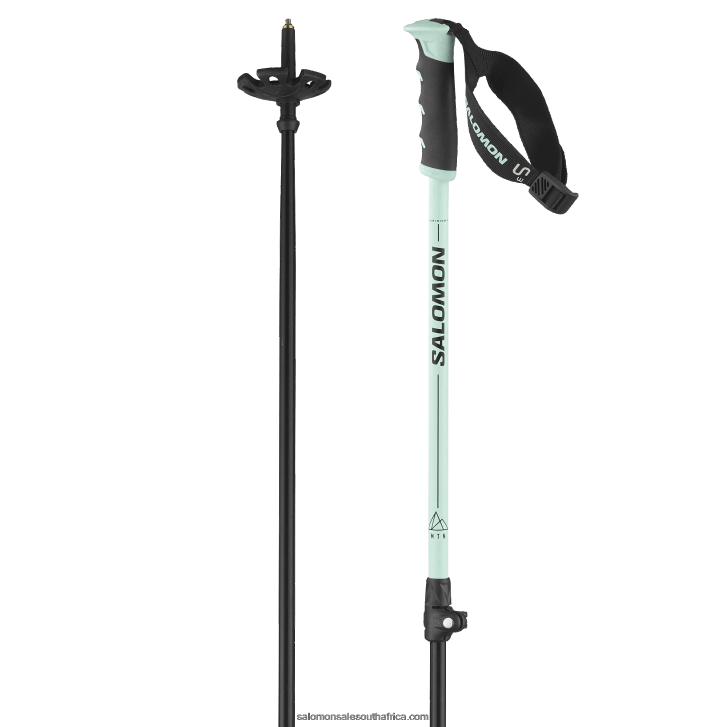 Salomon Mens Alpine Poles - Mtn Alu S3 JV8B481246 Bleached Aqua