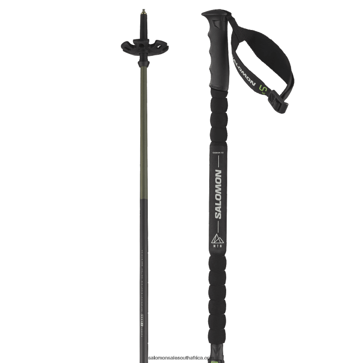 Salomon Mens Alpine Poles - Mtn Carbon S3 JV8B481245 Black/Yellow