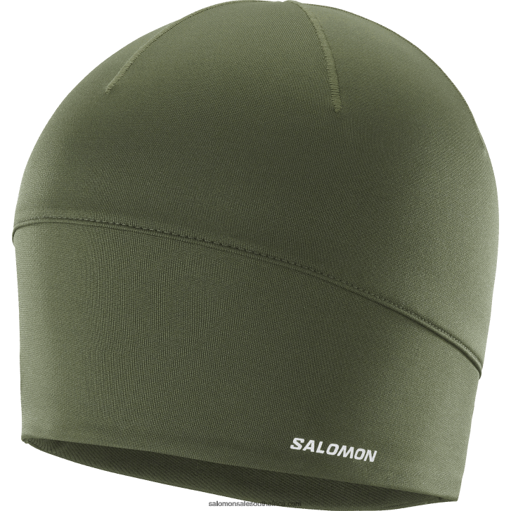 Salomon Mens Beanie - Active JV8B48458 Forest Night/Reflective Silver