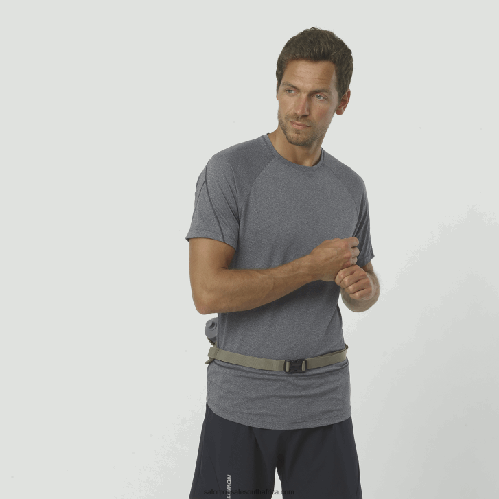 Salomon Mens Belt with 3D bottle included - Active JV8B48345 Dusky Green/Ebony