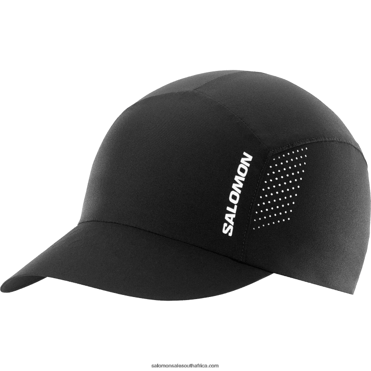 Salomon Mens Cap - Cross Compact JV8B48459 Deep Black