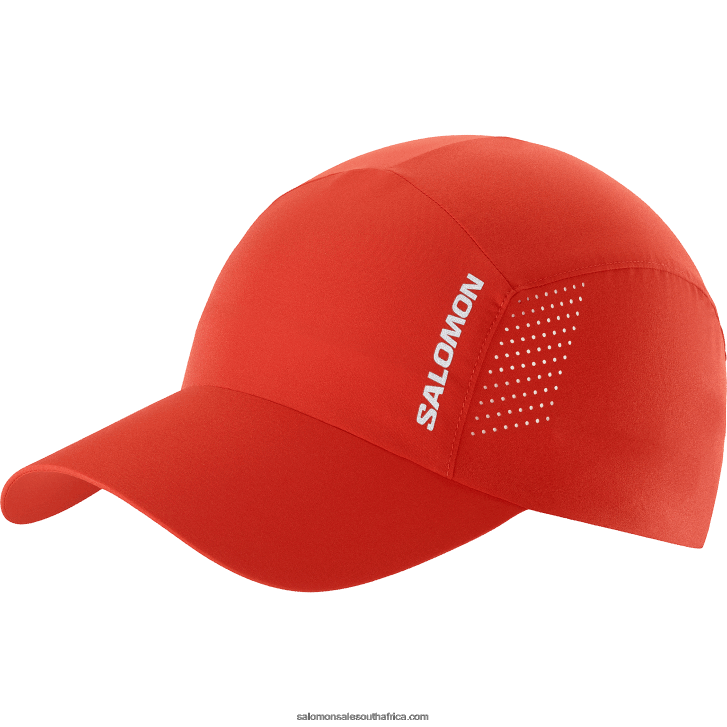 Salomon Mens Cap - Cross JV8B48427 Fiery Red