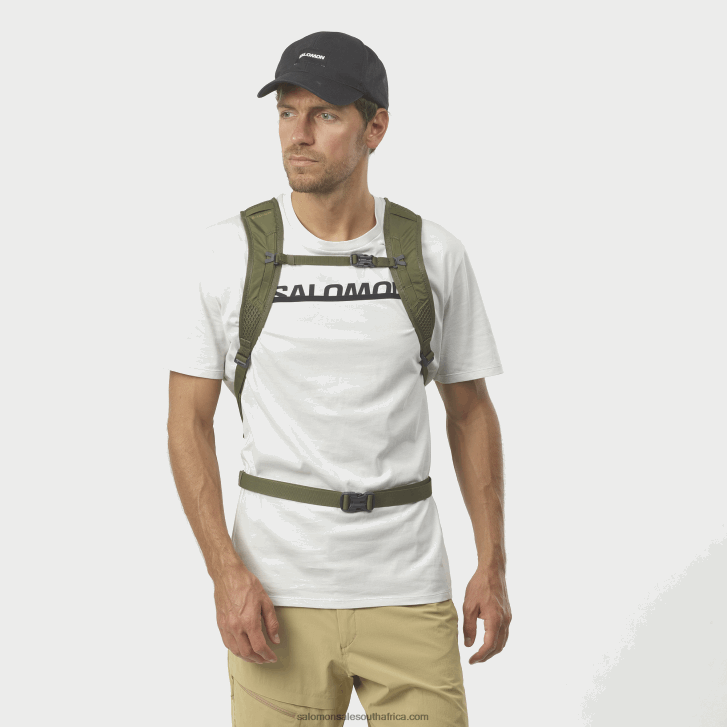 Salomon Mens Everyday Bag - Trailblazer 10 JV8B48363 Martini Olive/Olive Night/Ebony