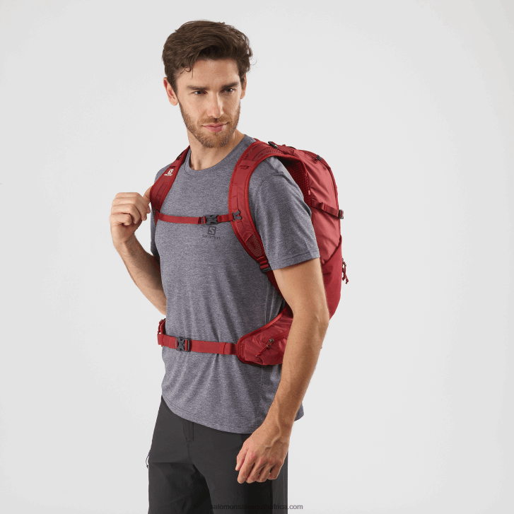 Salomon Mens Everyday Bag - Trailblazer 30 JV8B48367 Chili Pepper/Red Dahlia/Ebony