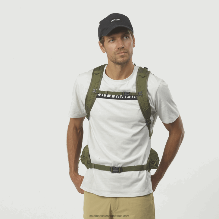 Salomon Mens Everyday Bag - Trailblazer 30 JV8B48369 Martini Olive/Olive Night/Ebony