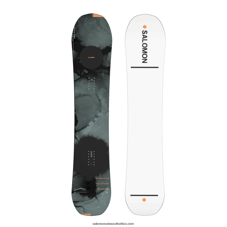 Salomon Mens Freeride Snowboard - Super 8 JV8B48570 L47032300