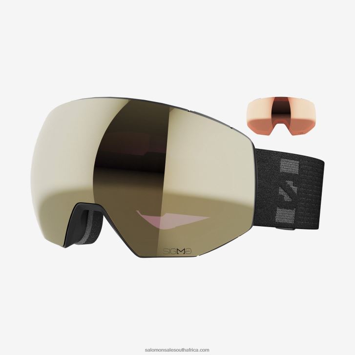Salomon Mens Goggles - Radium Prime Sigma (And Extra Lens) JV8B48672 Black