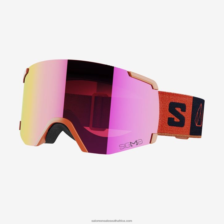 Salomon Mens Goggles - S/View Sigma JV8B48653 Burnt Ochre