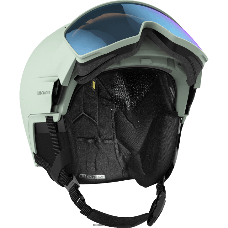 Salomon Men\s Helmet - Driver Prime Sigma Photo Mips JV8B481272 White/Moss