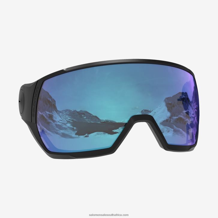 Salomon Mens Helmet Accessory - Pioneer Lt Ml Mid Blu Lens-S/M/L JV8B48529 Black