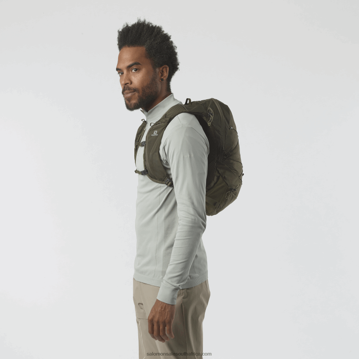 Salomon Mens Hiking Bag - Xt 10 JV8B481205 Olive Night/Martini Olive
