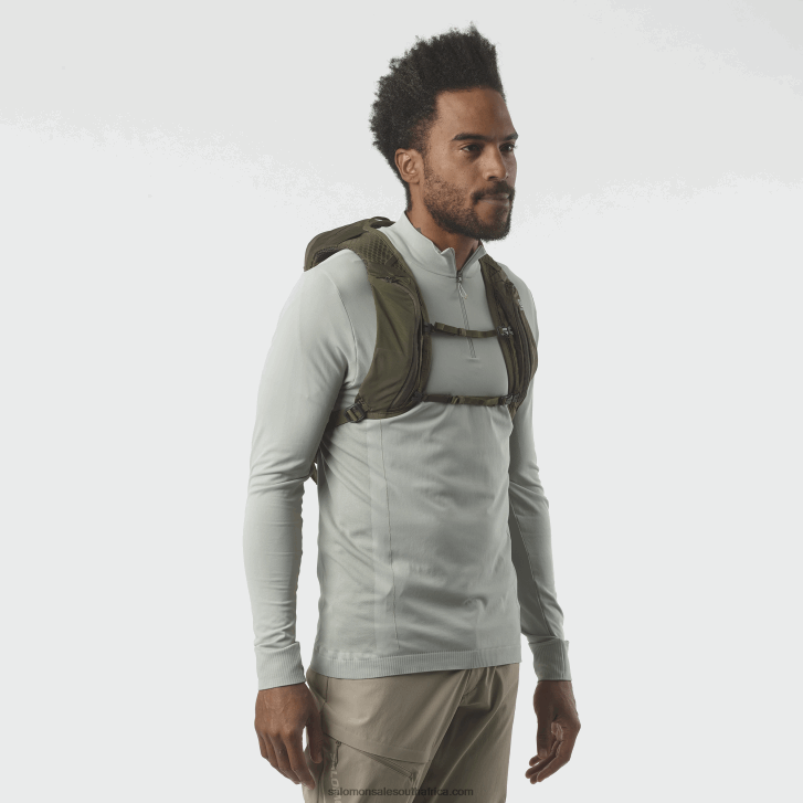 Salomon Mens Hiking Bag - Xt 6 JV8B48382 Olive Night/Martini Olive