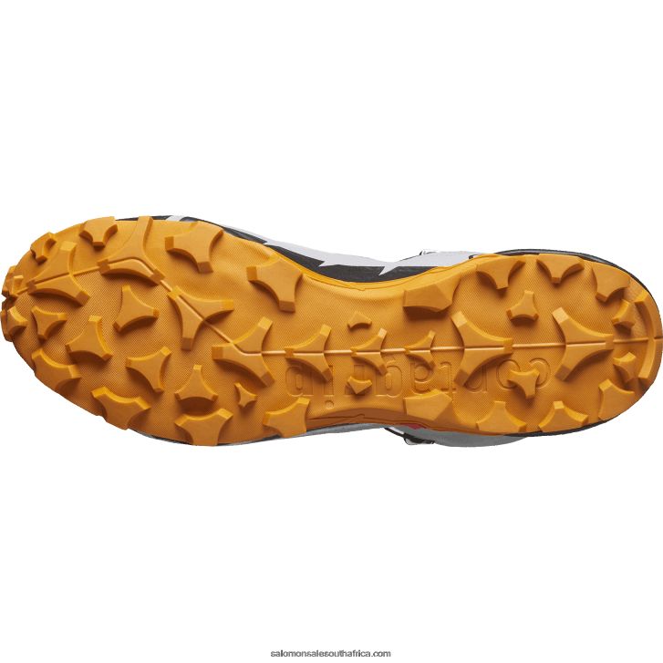 Salomon Men\s Hiking Boots - Cross Hike 2 Mid Gore-Tex JV8B4837 Gull/Marmalade/Black