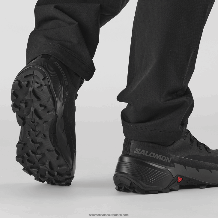 Salomon Men\s Hiking Boots - Cross Hike 2 Mid Gore-Tex Wide JV8B4819 Black/Magnet