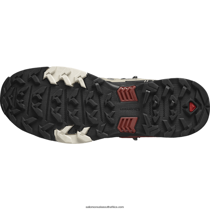 Salomon Men\s Hiking Boots - X Ultra 4 Mid Gore-Tex JV8B4811 Vintage Khaki/Black/Burnt Henna