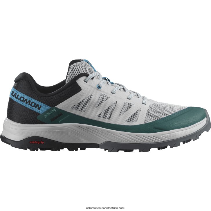 Salomon Mens Hiking Shoes - Outrise JV8B4823 Lunar Rock/Black/Algiers Blue