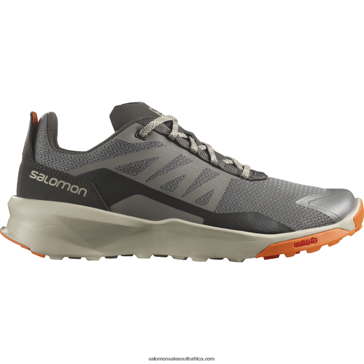 Salomon Mens Hiking Shoes - Patrol JV8B4848 Pewter/Feather Gray/Scarlet Ibis
