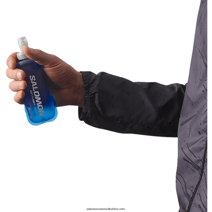 Salomon Men\s Hydration Accessories - Soft Flask 150Ml/5Oz 28 JV8B48389 Clear Blue