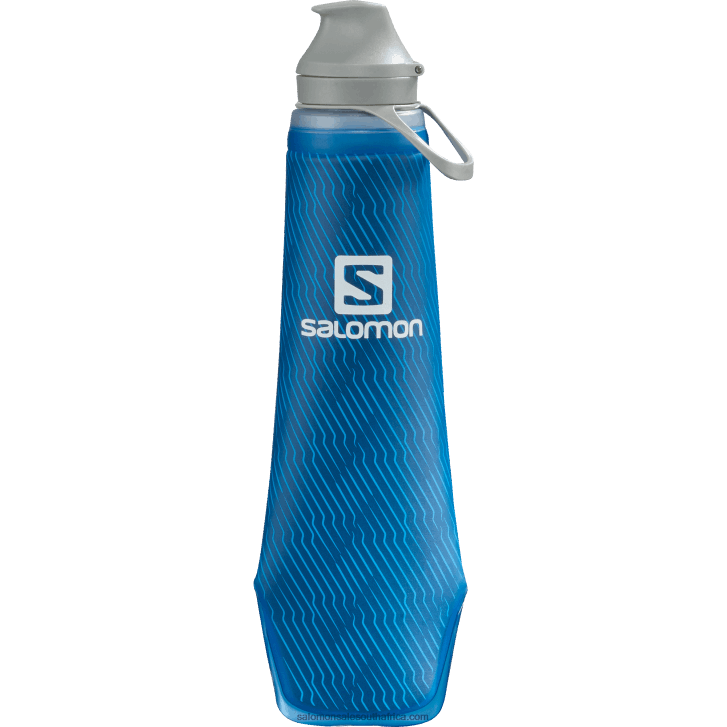 Salomon Men\s Hydration Accessories - Soft Flask 400Ml/13Oz Insulated 42 JV8B48388 Clear Blue