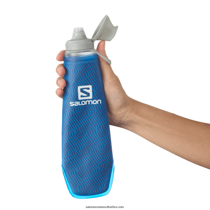 Salomon Men\s Hydration Accessories - Soft Flask 400Ml/13Oz Insulated 42 JV8B48388 Clear Blue