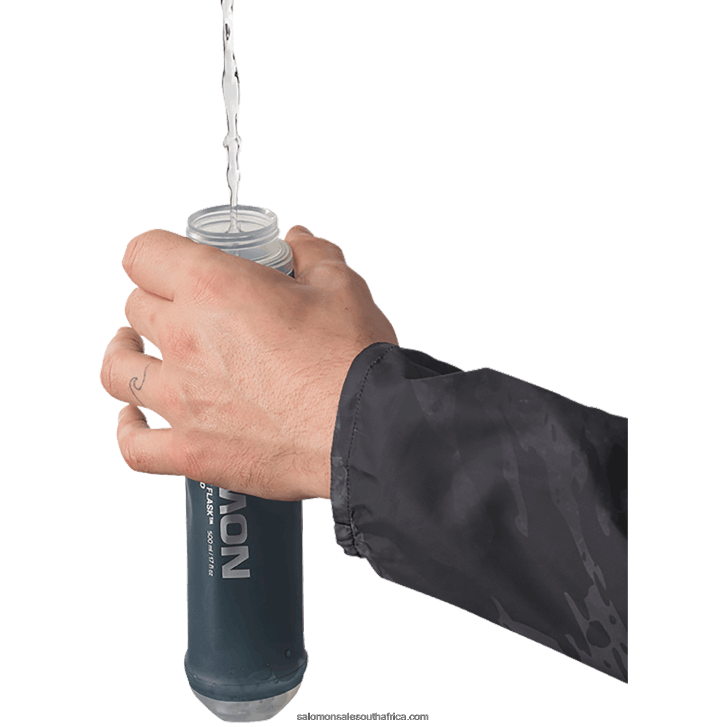 Salomon Men\s Hydration Accessories - Soft Flask 500Ml/17Oz Speed 42 JV8B48393 Slate Grey