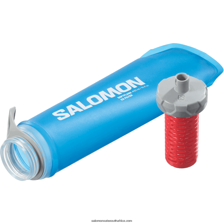 Salomon Men\s Hydration Accessories - Soft Flask Xa Filter 490Ml/16Oz 42 JV8B481208 Clear Blue