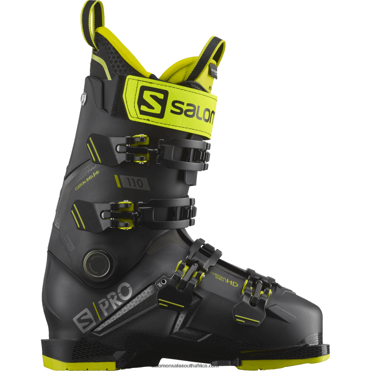 Salomon Mens On-Piste Boots - S/Pro Mv 110 JV8B481231 Black/Acid Green/Dark Silver Metallics05