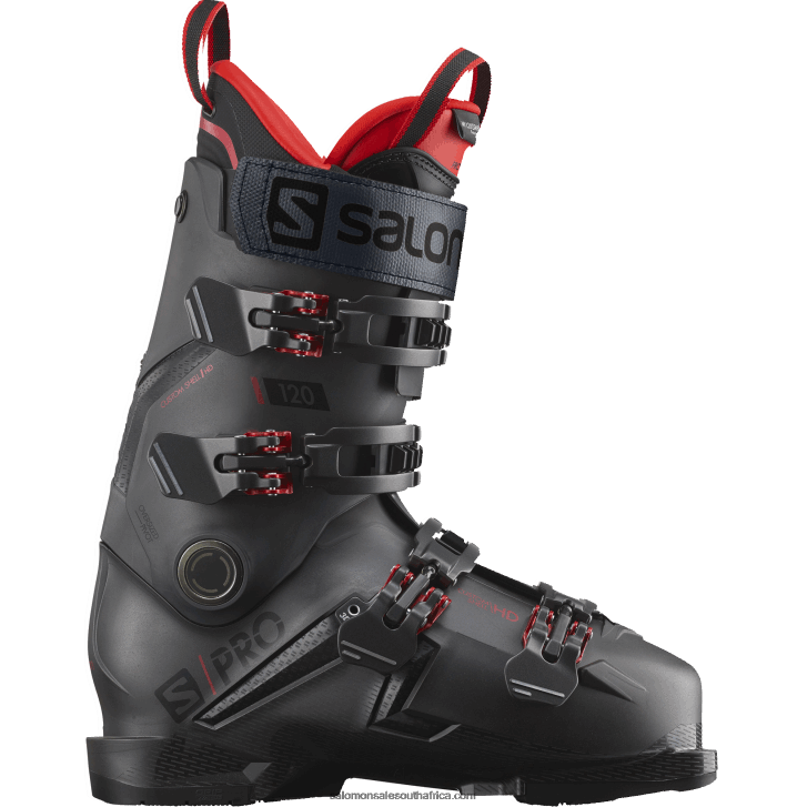Salomon Mens On-Piste Boots - S/Pro Mv 120 JV8B481222 Belluga/Red/Black