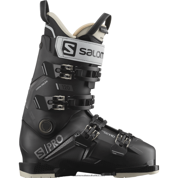 Salomon Mens On-Piste Boots - S/Pro Mv 120 JV8B481223 Black/Rainy Day/Belluga