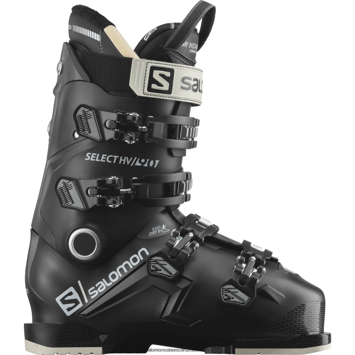 Salomon Mens On-Piste Boots - Select Hv 90 JV8B481219 Black/Belluga/Rainy Day