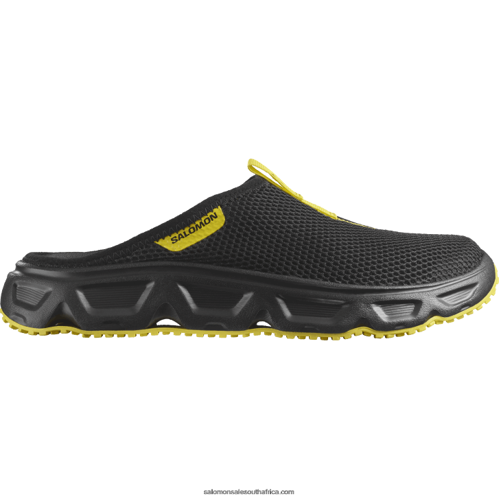 Salomon Mens Recovery Shoes - Reelax Slide 60 JV8B481488 Black/Buttercup