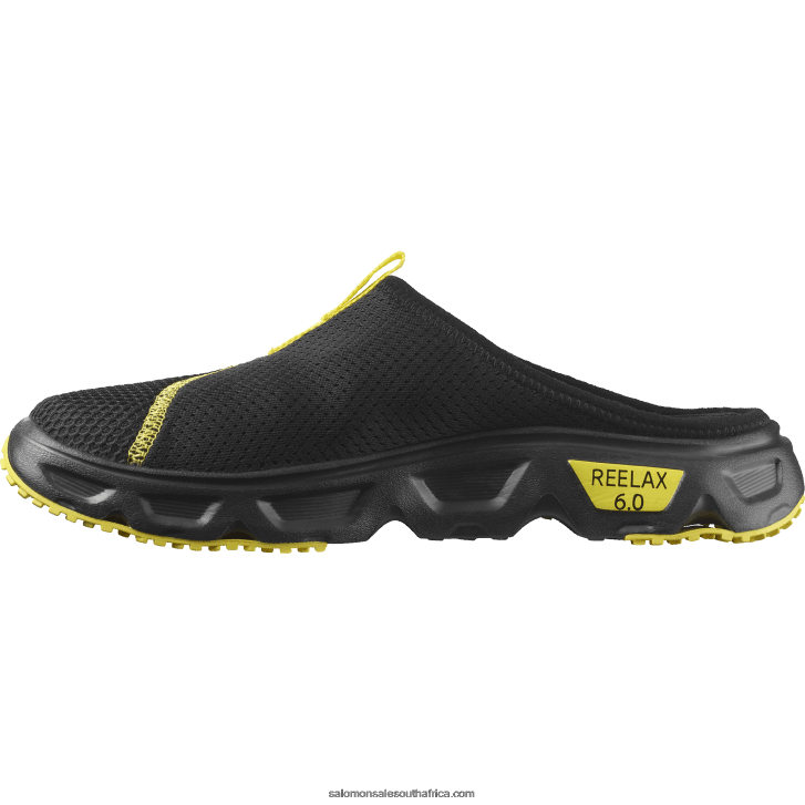 Salomon Men\s Recovery Shoes - Reelax Slide 60 JV8B481488 Black/Buttercup