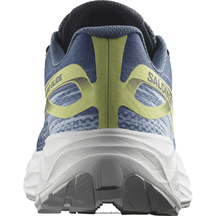 Salomon Men\s Running Shoes - Aero Glide JV8B481063 Blue Ashes/Dark Sapphire/Sunny Lime