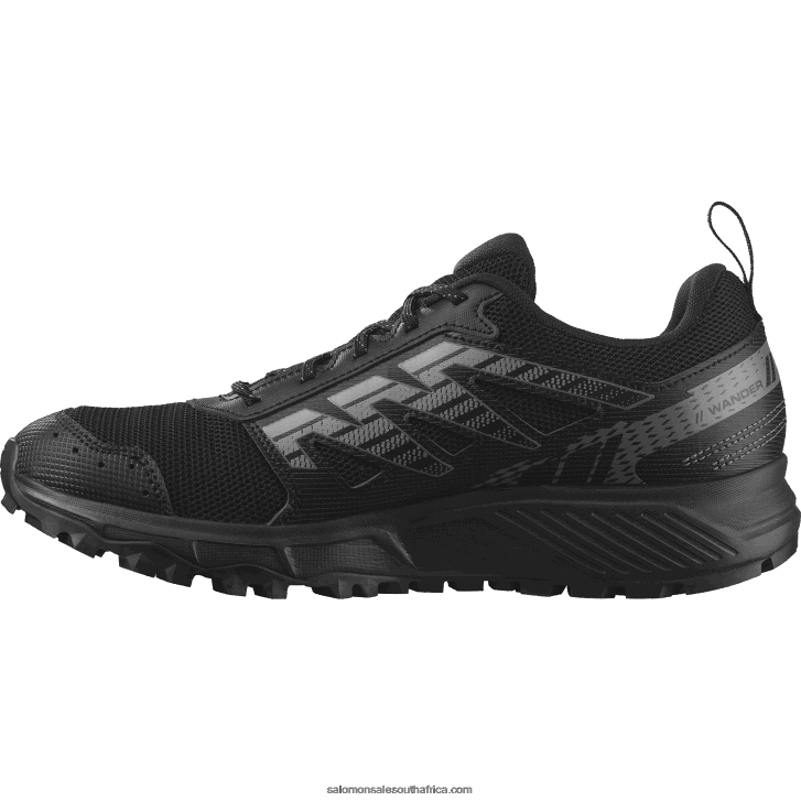 Salomon Men\s Running Shoes - Wander JV8B481486 Black/Pewter/Frost Gray