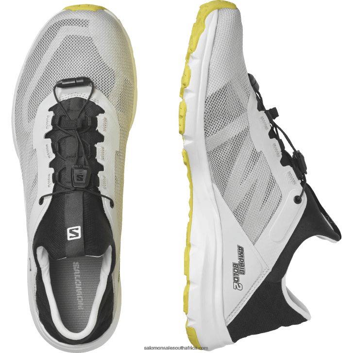 Salomon Men\s Sandals - Amphib Bold 2 JV8B481081 Lunar Rock/Black/Buttercup