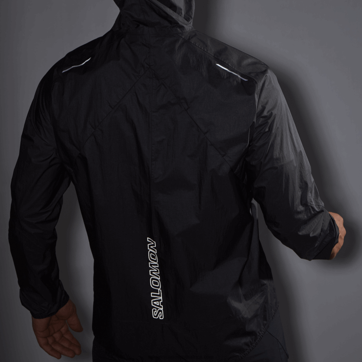 Salomon Men\s Shell Jacket - Bonatti Waterproof JV8B481101 Deep Black